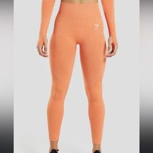 Orange Gymshark leggings. Size small.